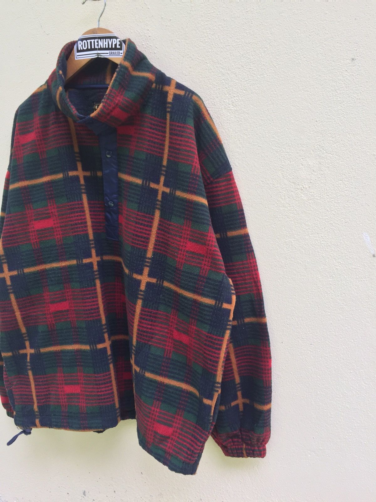 Japanese Brand King Fisher Buttoned Fleece Jacket Size US L / EU 52-54 / 3 - 3 Thumbnail