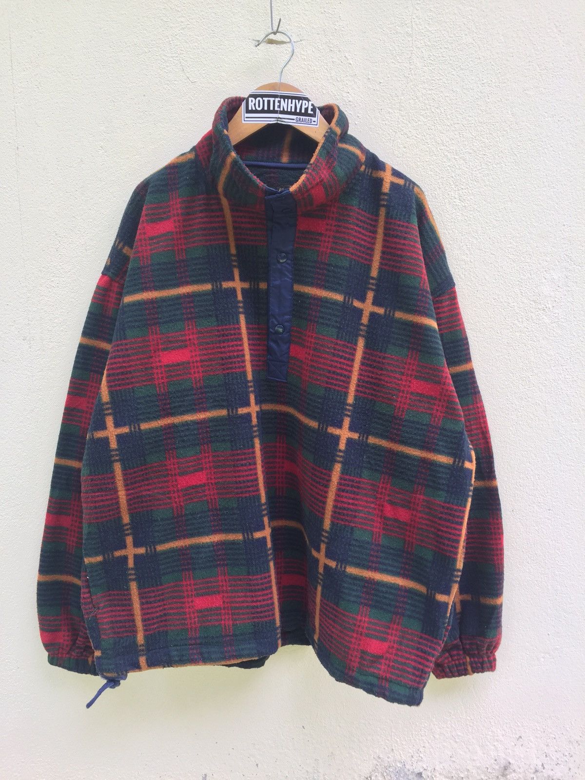 Japanese Brand King Fisher Buttoned Fleece Jacket Size US L / EU 52-54 / 3 - 1 Thumbnail