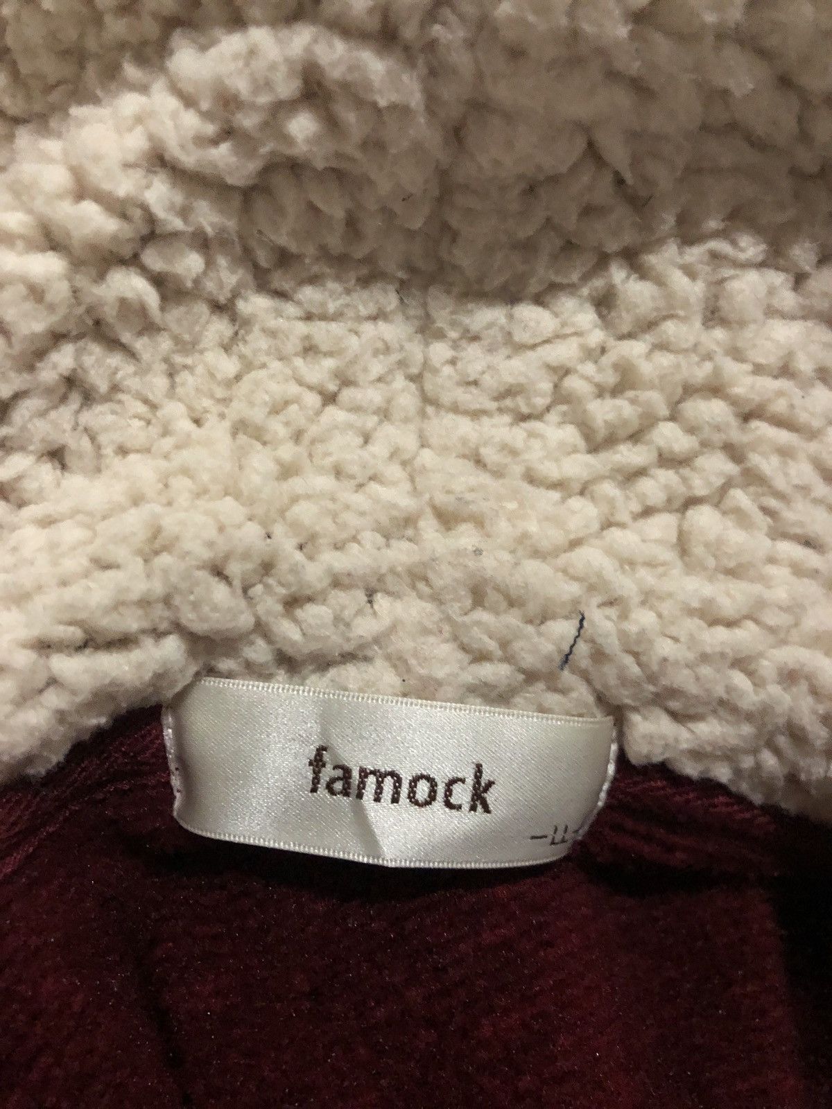 Japanese Brand 🔥Famock Sweatshirts Fleece Sherpa Inside Hoodies Size US M / EU 48-50 / 2 - 5 Thumbnail