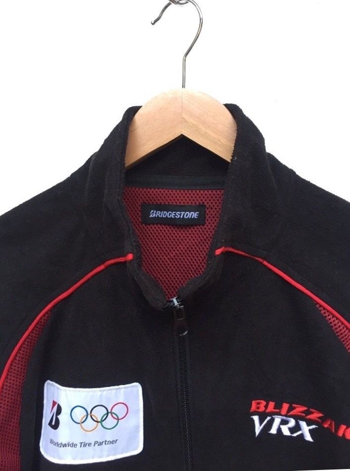 Vintage 🔥Bridgestone Fleece Jacket Size US L / EU 52-54 / 3 - 3 Thumbnail
