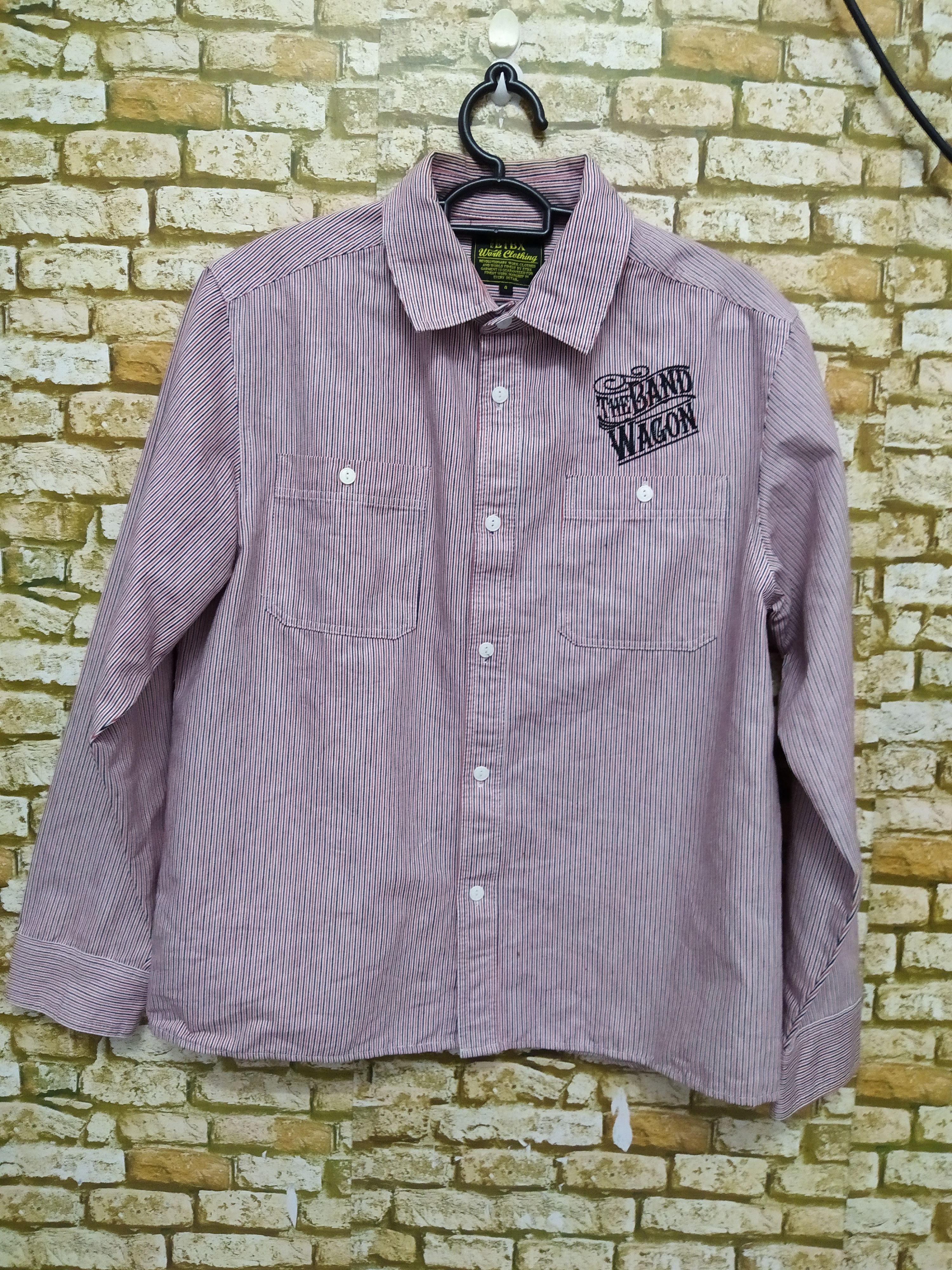 Designer × Japanese Brand ETBX JAPAN BANDWAGON ORCHESTRA WORKSHIRT (B615) Size US M / EU 48-50 / 2 - 4 Thumbnail