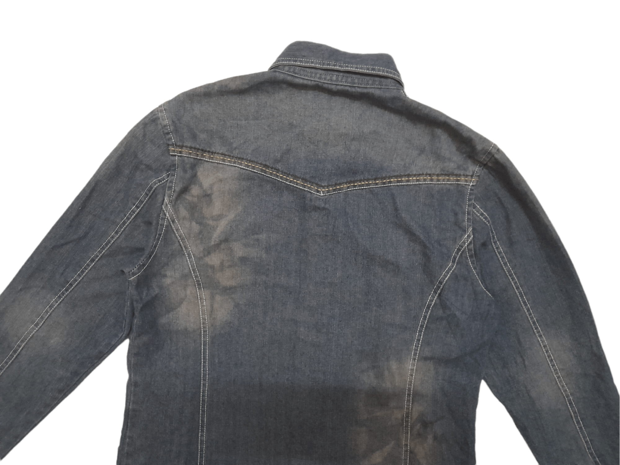 In The Attic In the Attic Western Denim Shirt (E269) Size US L / EU 52-54 / 3 - 7 Thumbnail