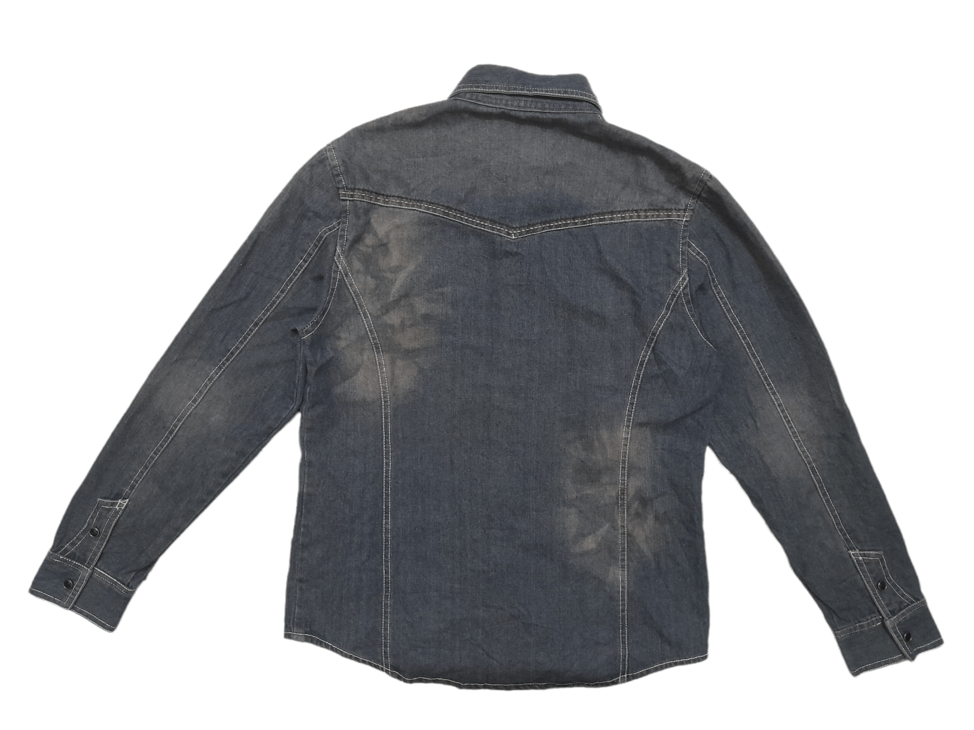 In The Attic In the Attic Western Denim Shirt (E269) Size US L / EU 52-54 / 3 - 6 Thumbnail