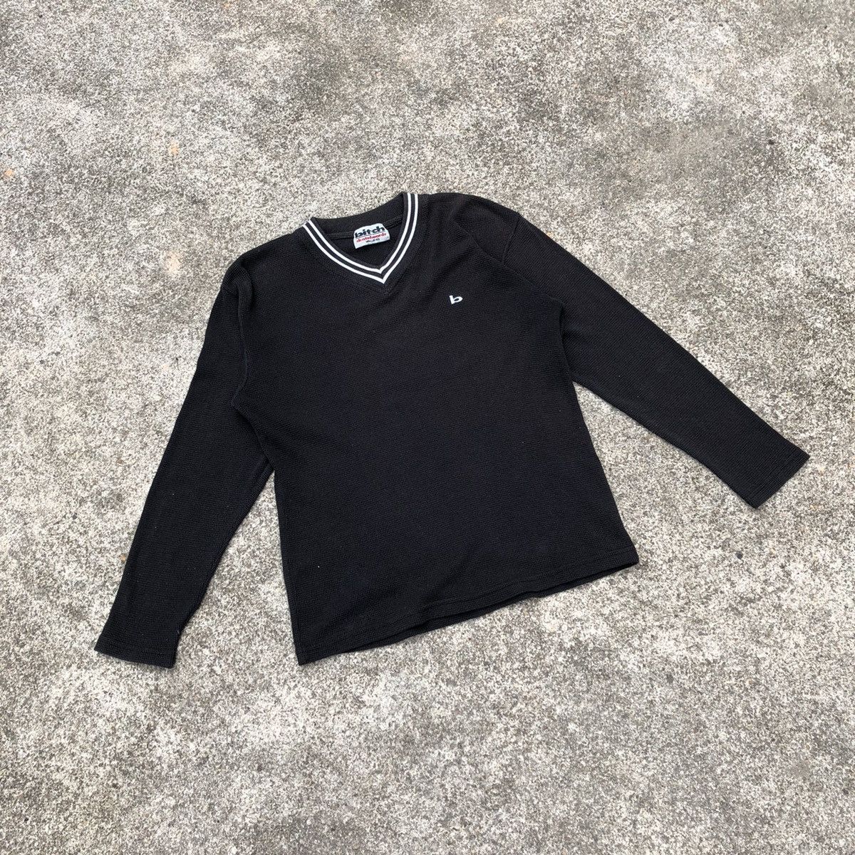 Vintage × Welcome Skateboards 🔥OG🔥Vintage Bitch Skateboards Mini Logo Knit Wear Skate Tee Size US M / EU 48-50 / 2 - 1 Thumbnail