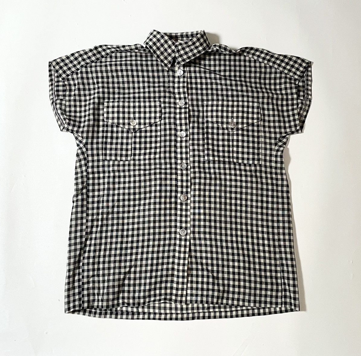 Vintage issey miyake plaid shirt