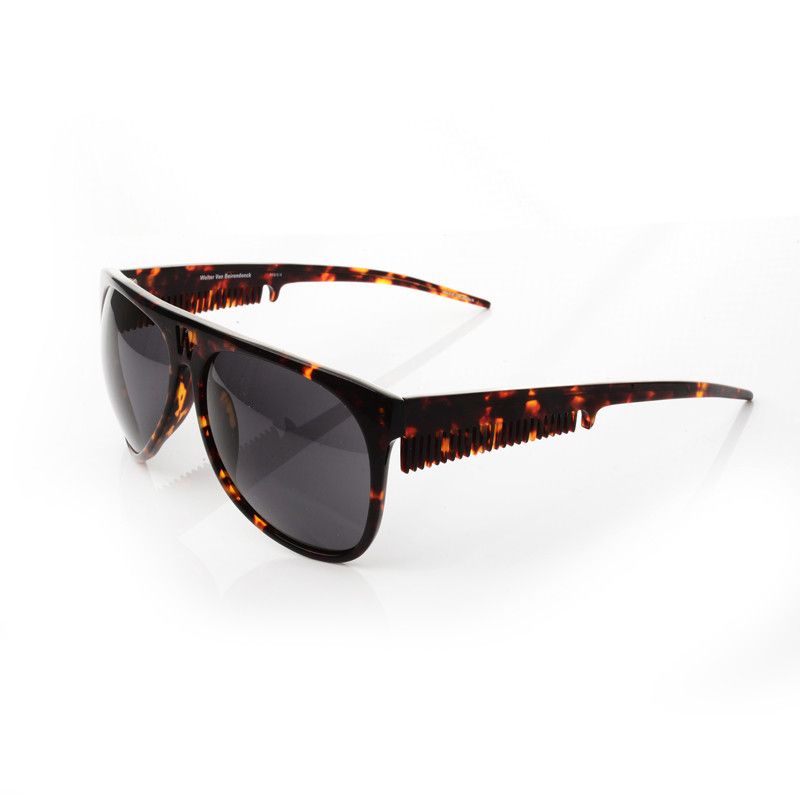 Linda Farrow × Walter Van Beirendonck Walter Van Beirendonck Tshell Acetate Comb Detail Sunglasses Size ONE SIZE - 2 Thumbnail
