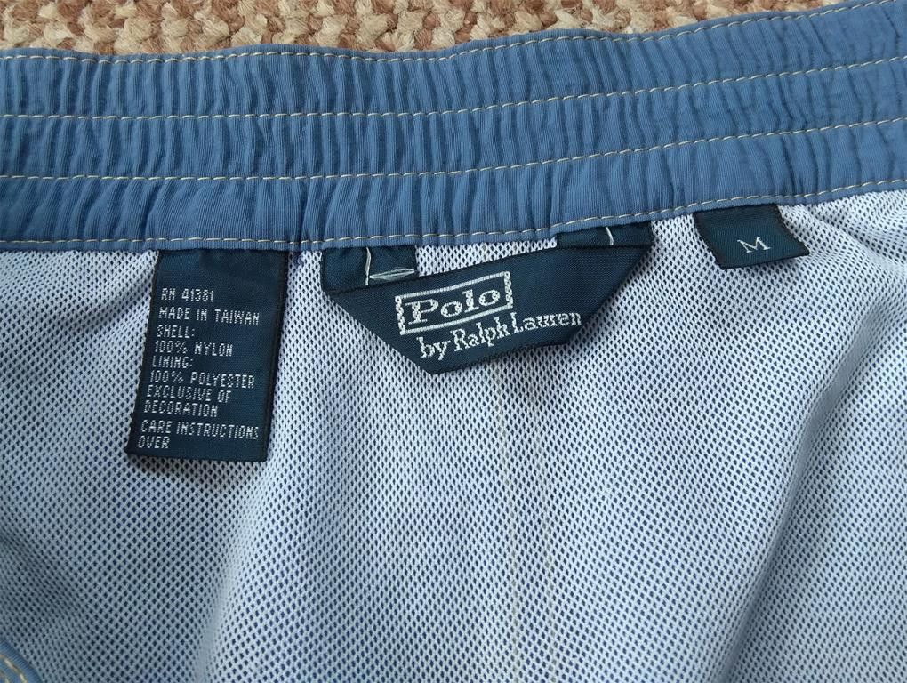 Polo Ralph Lauren × Ralph Lauren × Vintage Vintage Polo Ralph Lauren Nylon Swim Shorts size M Size US 32 / EU 48 - 5 Thumbnail