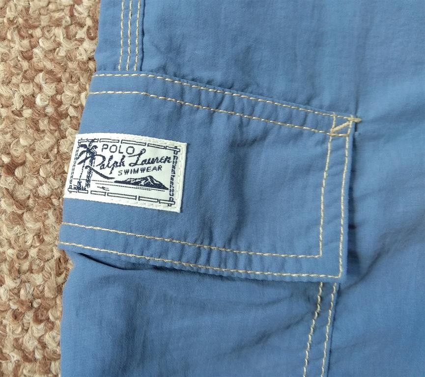 Polo Ralph Lauren × Ralph Lauren × Vintage Vintage Polo Ralph Lauren Nylon Swim Shorts size M Size US 32 / EU 48 - 4 Thumbnail