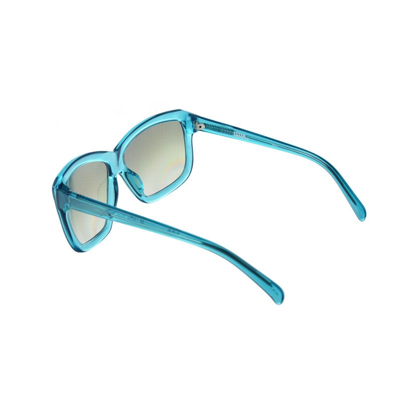 Linda Farrow Peter Pilotto Blue Transparent Square Sunglasses Size ONE SIZE - 3 Thumbnail