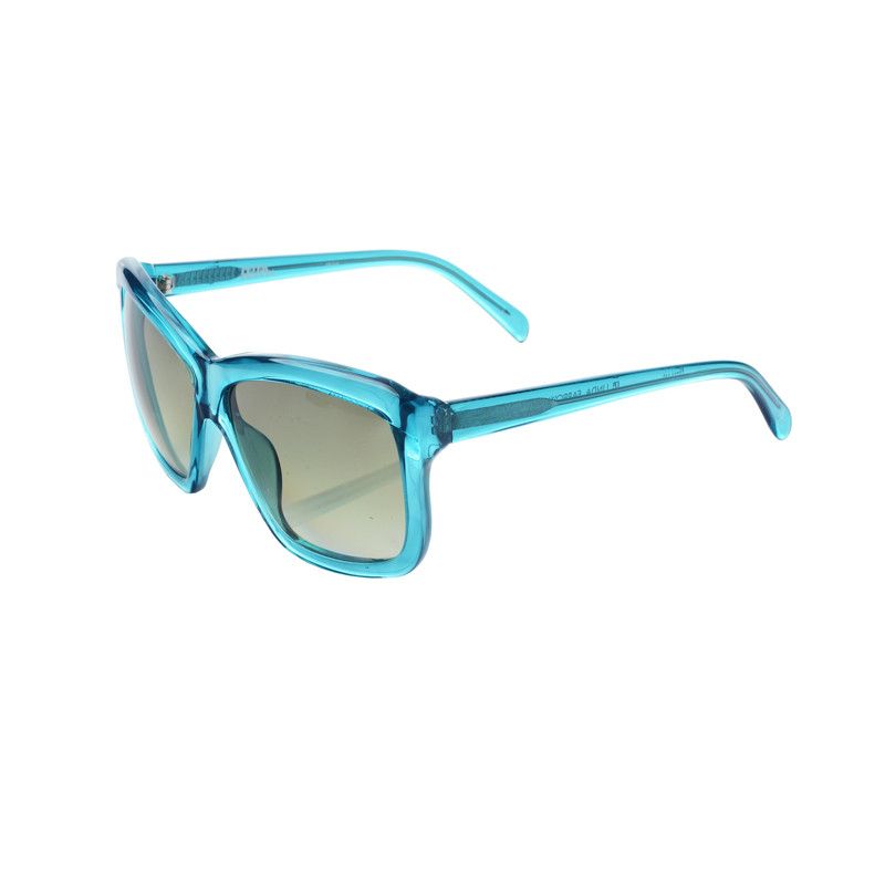 Linda Farrow Peter Pilotto Blue Transparent Square Sunglasses Size ONE SIZE - 2 Thumbnail