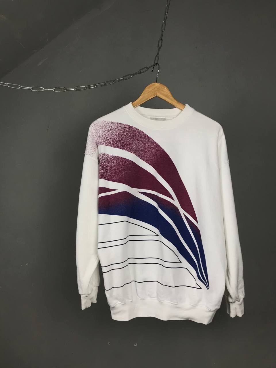 Adidas Adidas vintage streetwear overprinted sweatshirt Size US M / EU 48-50 / 2 - 1 Thumbnail