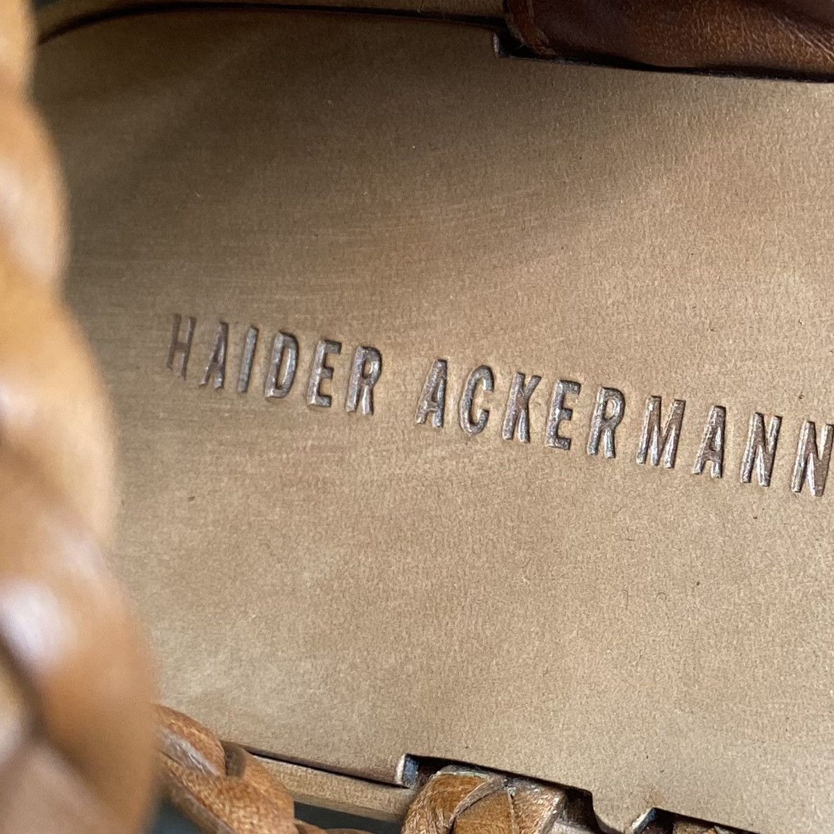 Haider Ackermann SS 2015 ALFORNA WOVEN STRAP Size US 11 / EU 44 - 7 Thumbnail