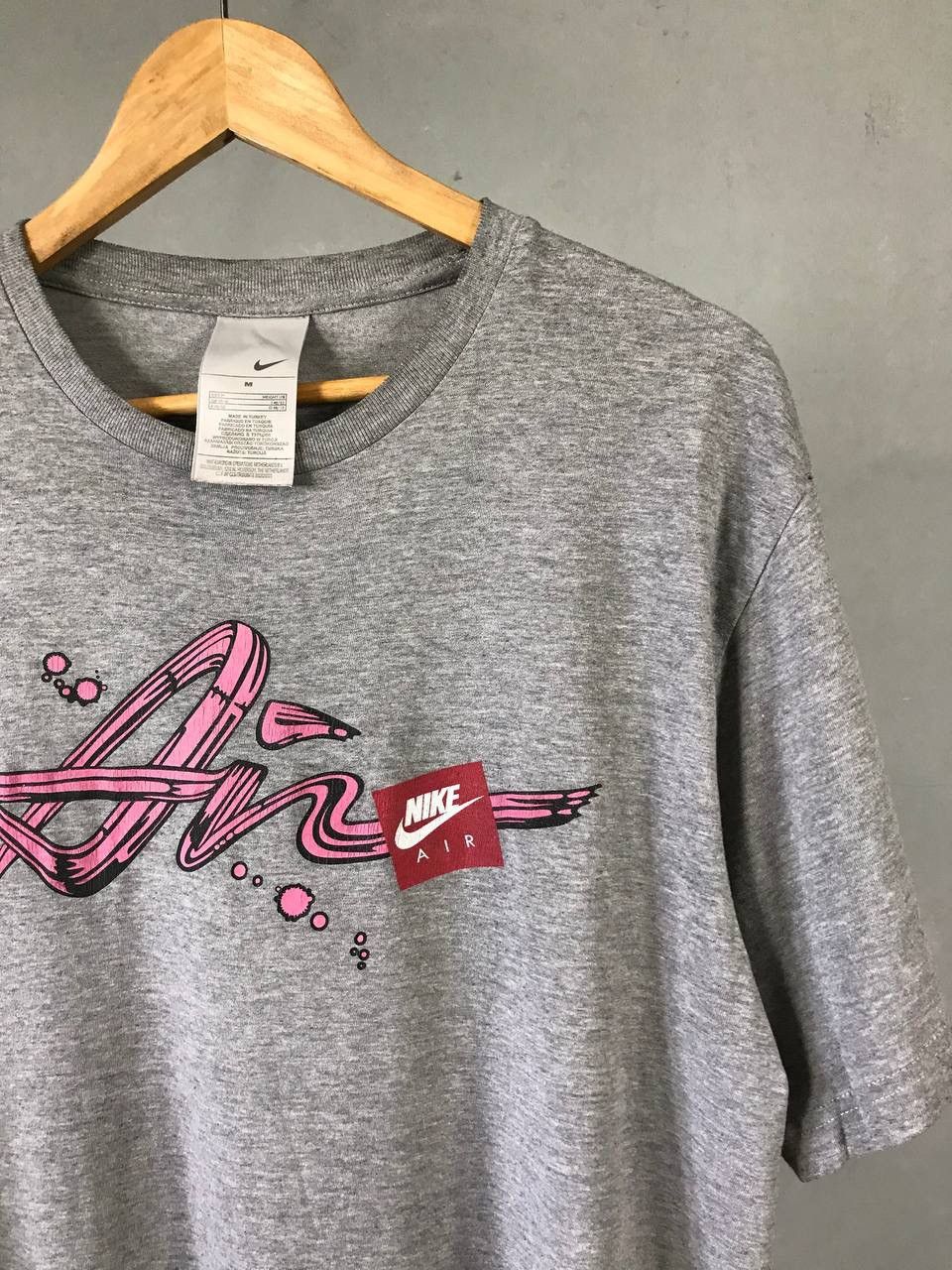 Nike × Vintage Nike Air swoosh streetwear vintage tee Size US M / EU 48-50 / 2 - 3 Thumbnail