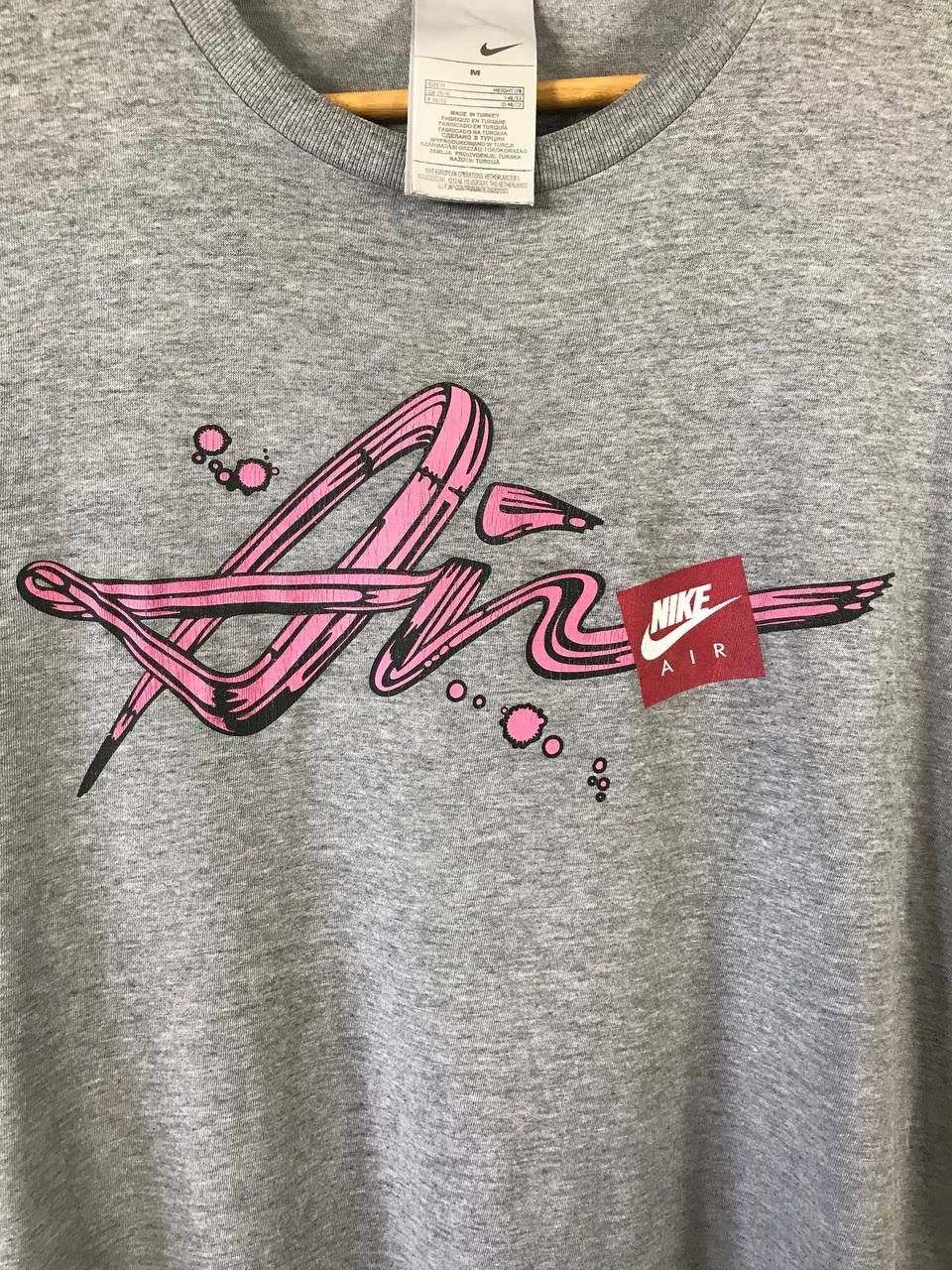 Nike × Vintage Nike Air swoosh streetwear vintage tee Size US M / EU 48-50 / 2 - 2 Thumbnail