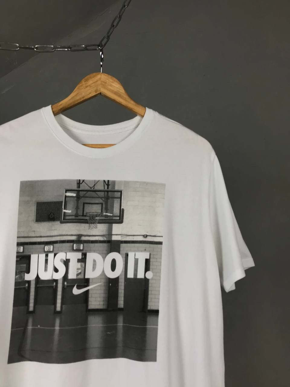 Nike × Vintage Nike swoosh just do it streetwear tee Size US L / EU 52-54 / 3 - 2 Thumbnail