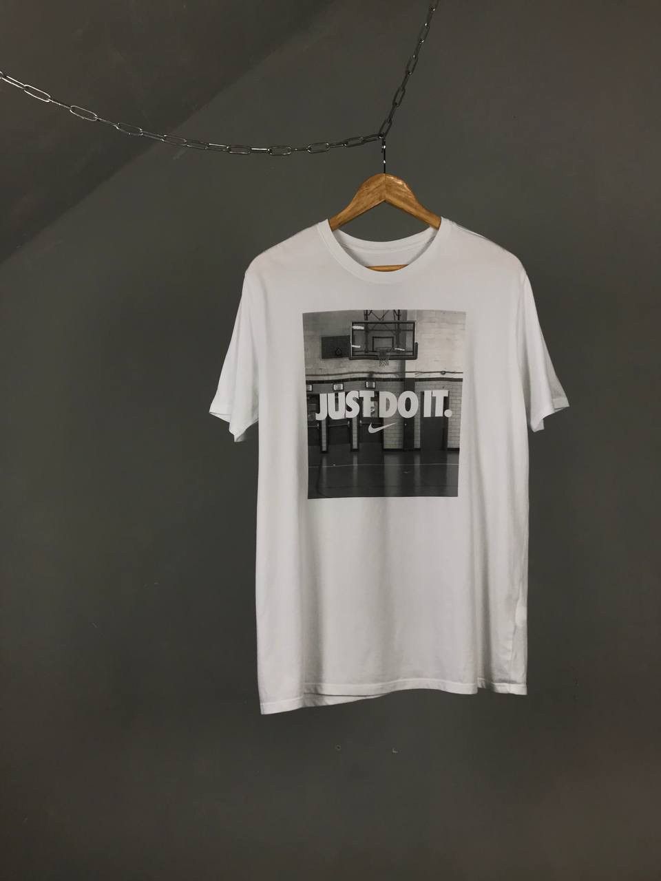 Nike × Vintage Nike swoosh just do it streetwear tee Size US L / EU 52-54 / 3 - 1 Thumbnail