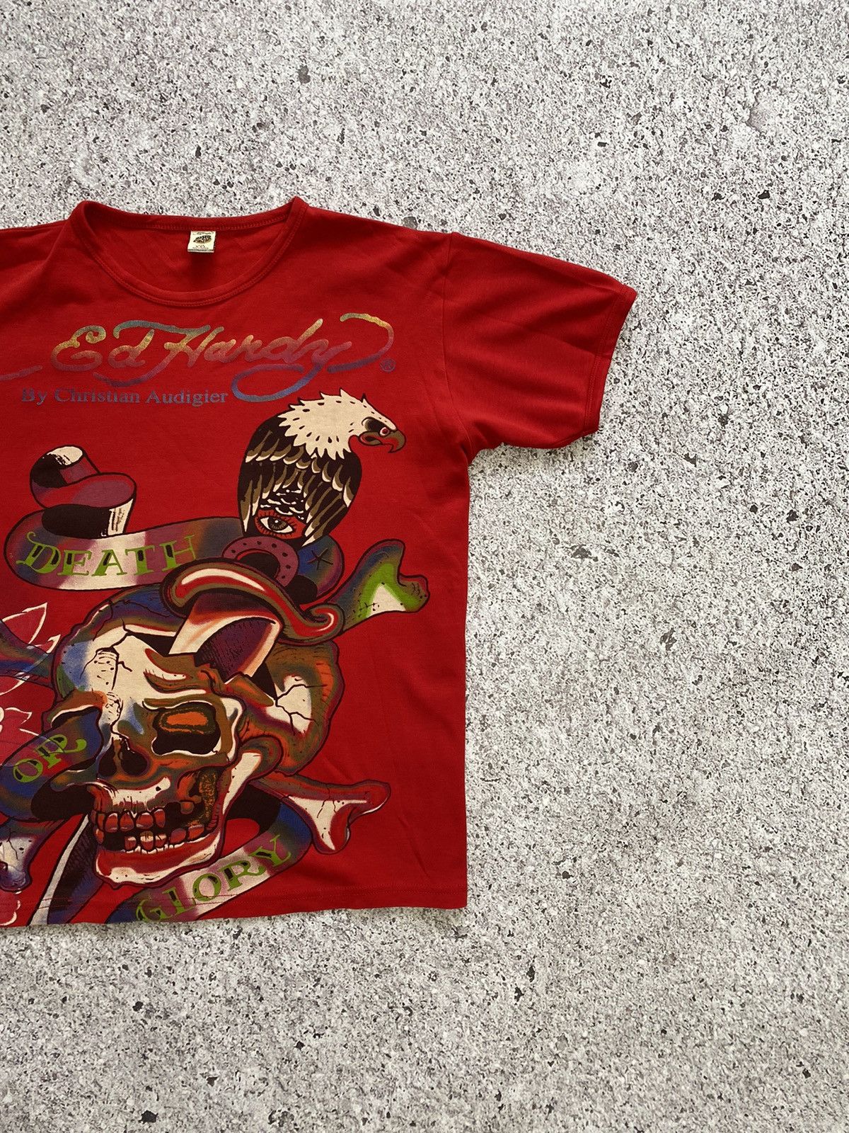 Christian Audigier × Ed Hardy Ed Hardy by christian audiger T-Shirt Y2K Hype Size US XXL / EU 58 / 5 - 3 Thumbnail