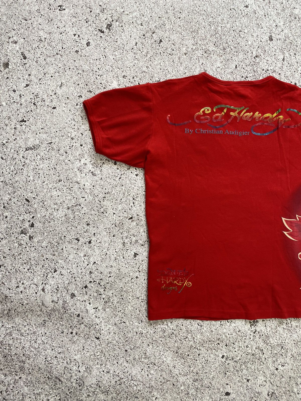 Christian Audigier × Ed Hardy Ed Hardy by christian audiger T-Shirt Y2K Hype Size US XXL / EU 58 / 5 - 5 Thumbnail