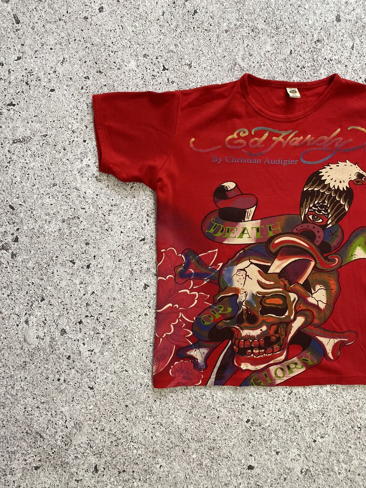 Christian Audigier × Ed Hardy Ed Hardy by christian audiger T-Shirt Y2K Hype Size US XXL / EU 58 / 5 - 2 Thumbnail