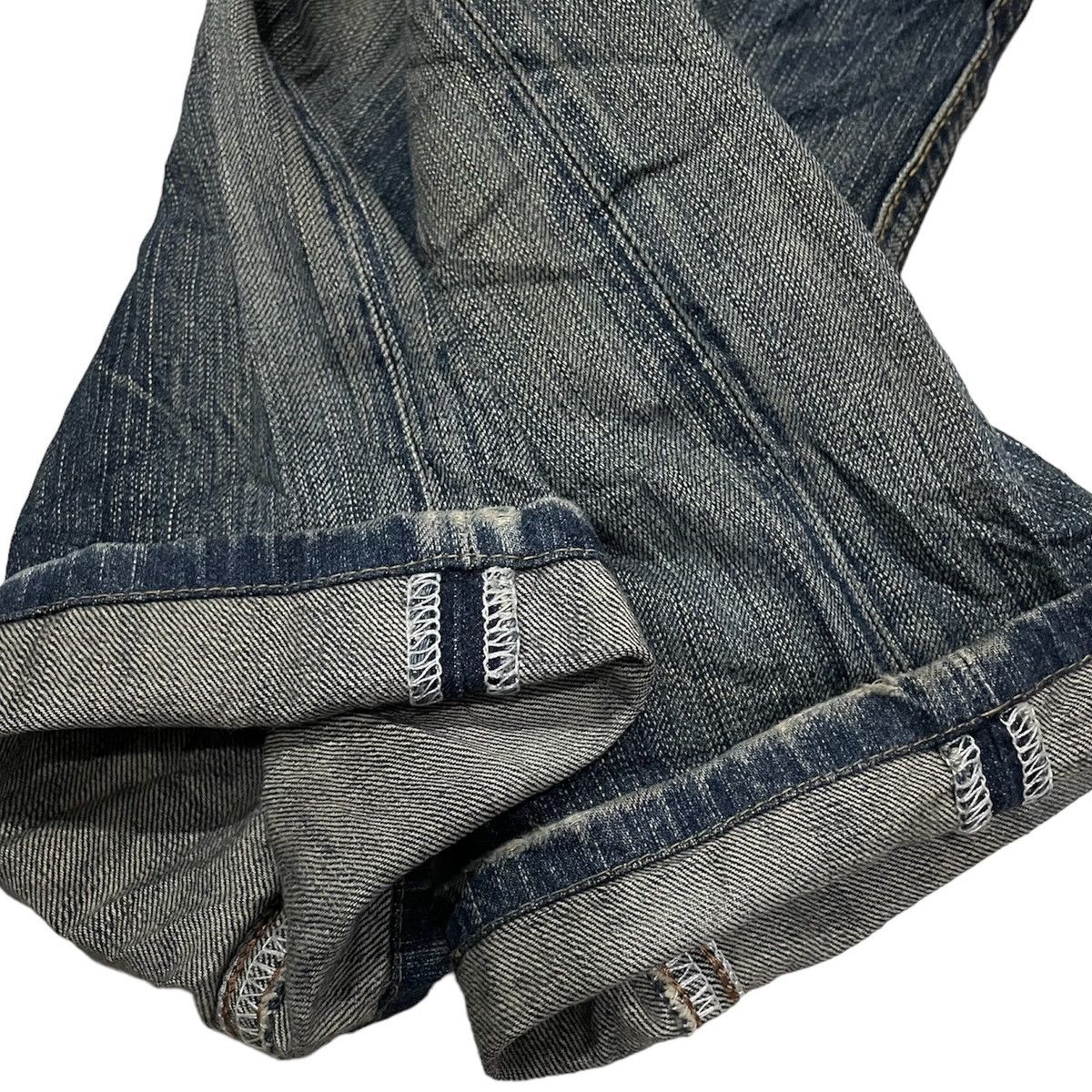 Edwin × Japanese Brand 🇯🇵 EXCLUSIVE VINTAGE EDWIN DISTRESSED DENIM PANTS Size US 28 / EU 44 - 12 Thumbnail