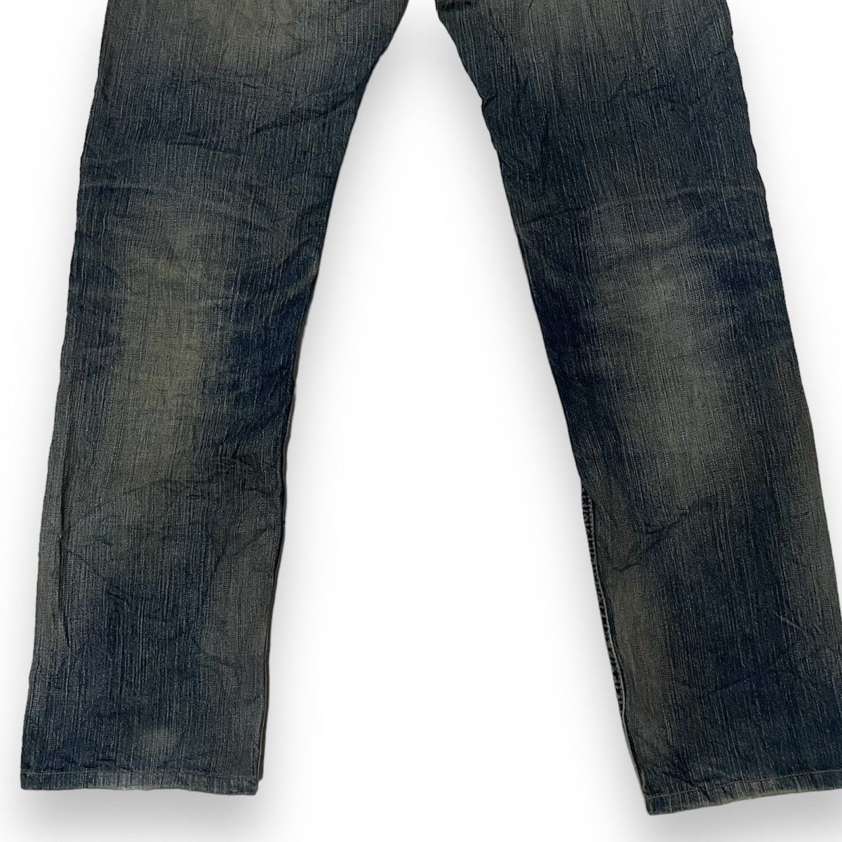 Edwin × Japanese Brand 🇯🇵 EXCLUSIVE VINTAGE EDWIN DISTRESSED DENIM PANTS Size US 28 / EU 44 - 6 Thumbnail