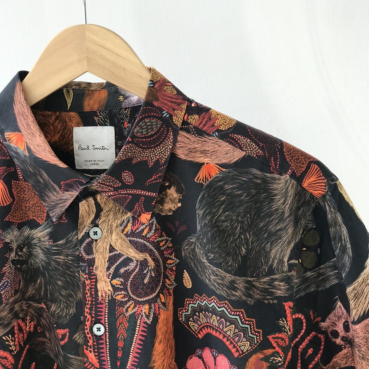 Paul Smith SS18 Psychedelic Jungle Shirt Size US L / EU 52-54 / 3 - 10 Thumbnail