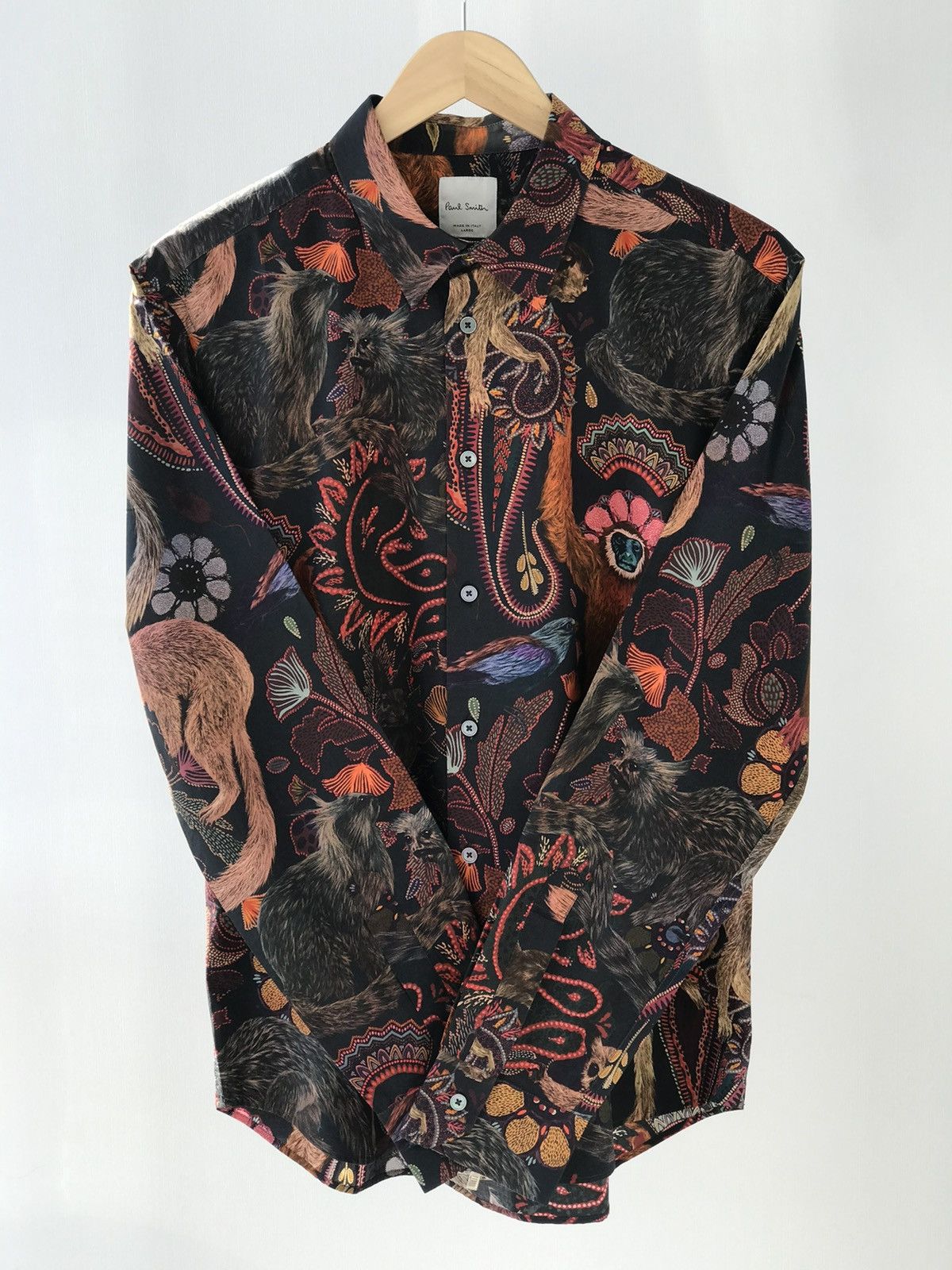 Paul Smith SS18 Psychedelic Jungle Shirt Size US L / EU 52-54 / 3 - 6 Thumbnail