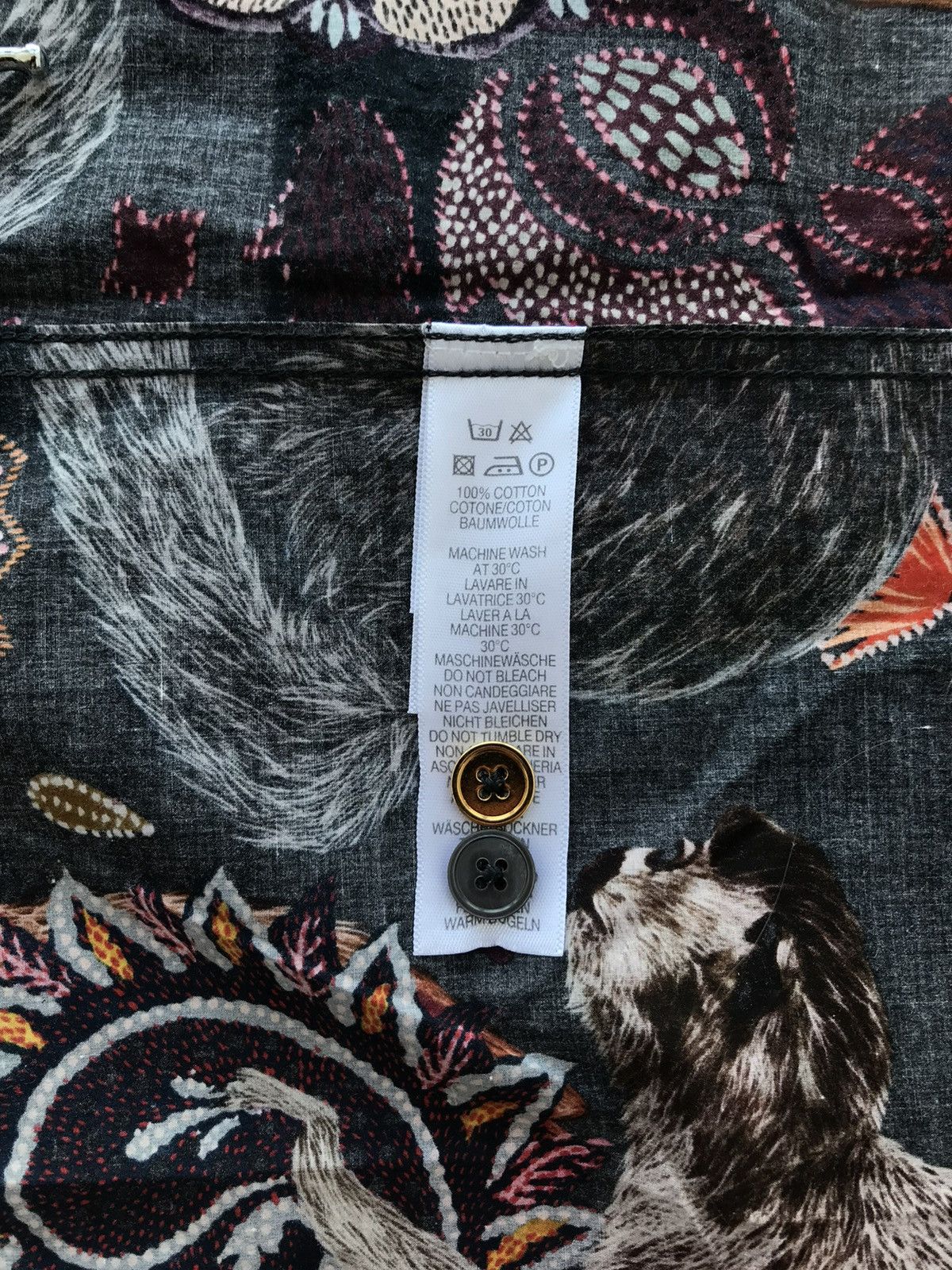 Paul Smith SS18 Psychedelic Jungle Shirt Size US L / EU 52-54 / 3 - 13 Thumbnail