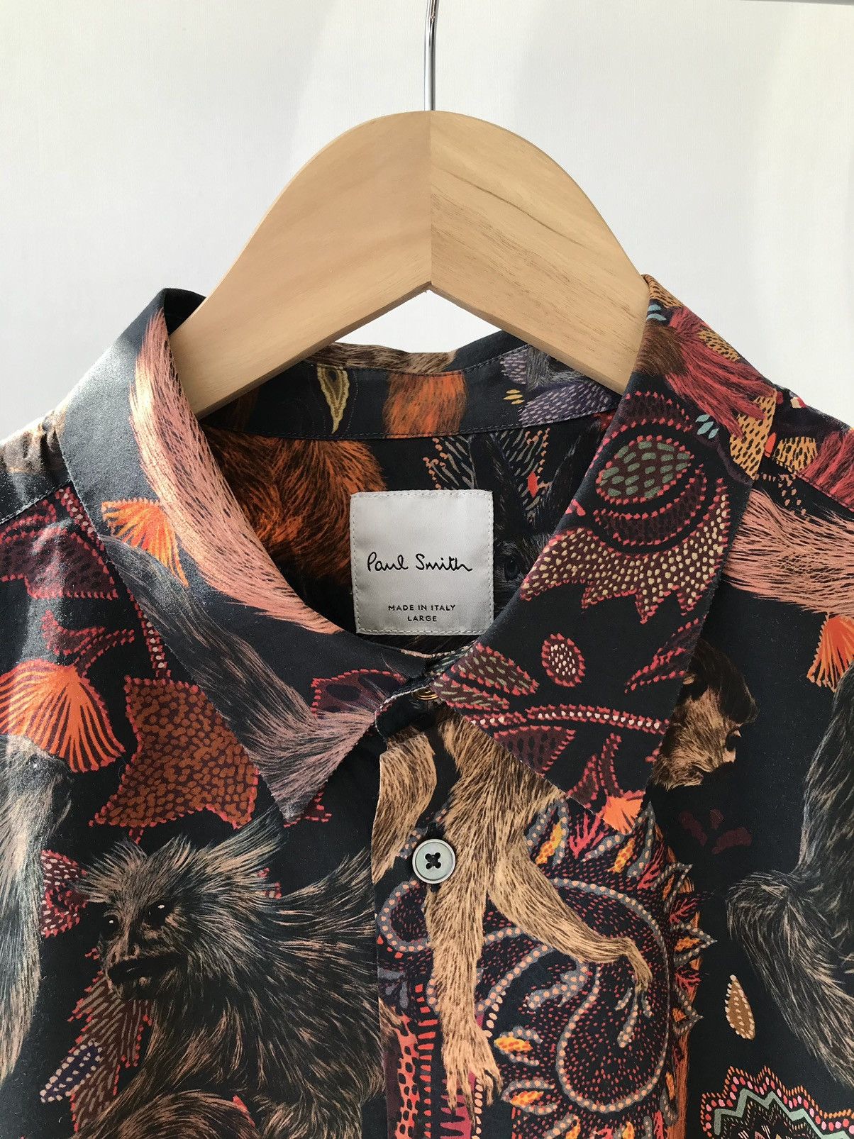 Paul Smith SS18 Psychedelic Jungle Shirt Size US L / EU 52-54 / 3 - 4 Thumbnail
