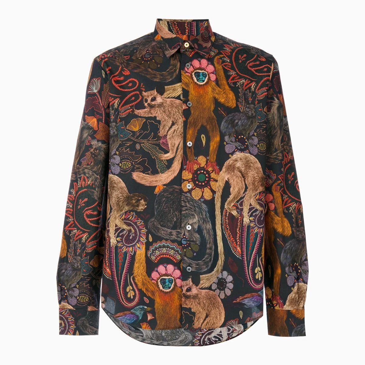 Paul Smith SS18 Psychedelic Jungle Shirt Size US L / EU 52-54 / 3 - 1 Thumbnail