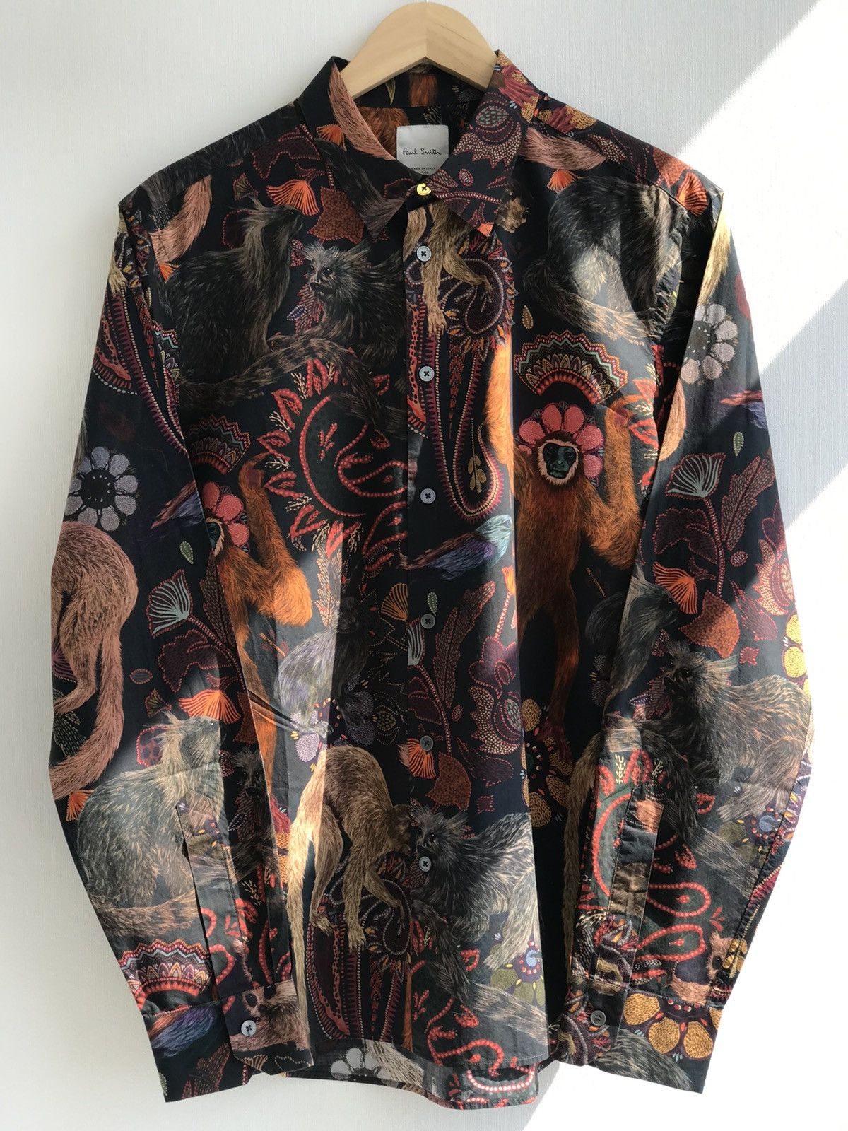 Paul Smith SS18 Psychedelic Jungle Shirt Size US L / EU 52-54 / 3 - 3 Thumbnail
