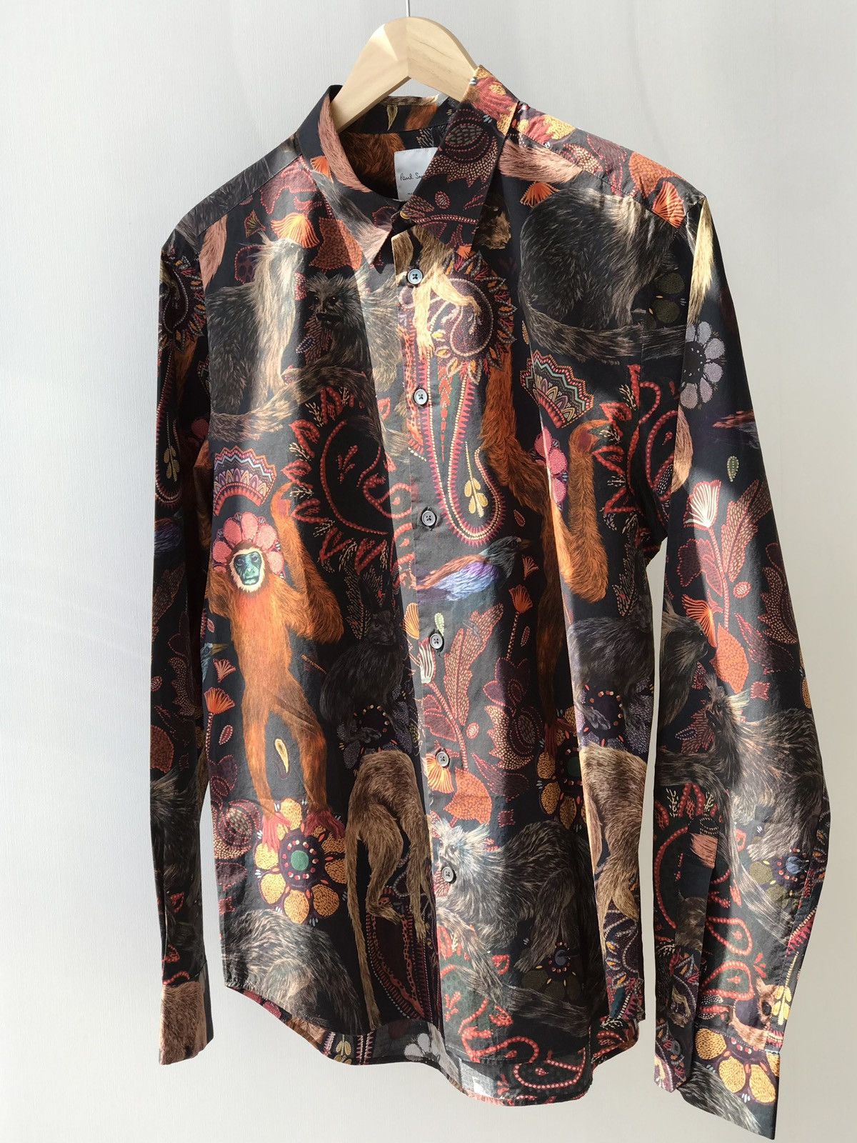 Paul Smith SS18 Psychedelic Jungle Shirt Size US L / EU 52-54 / 3 - 12 Thumbnail