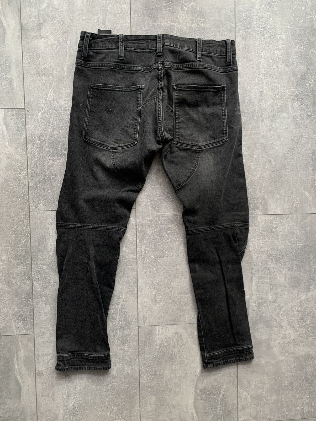 G-Star G star Raw biker knee denim skinny jeans 3D Playboi carti Size US 31 - 9 Thumbnail