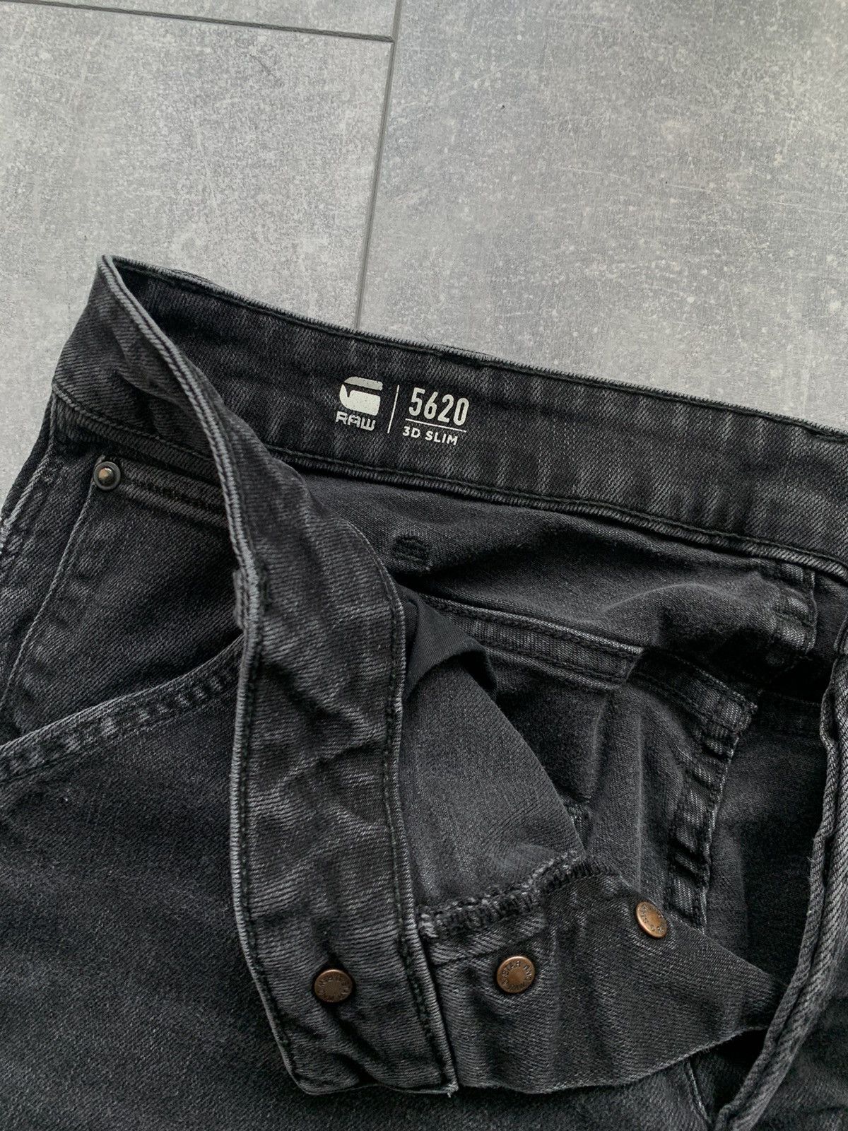 G-Star G star Raw biker knee denim skinny jeans 3D Playboi carti Size US 31 - 5 Thumbnail