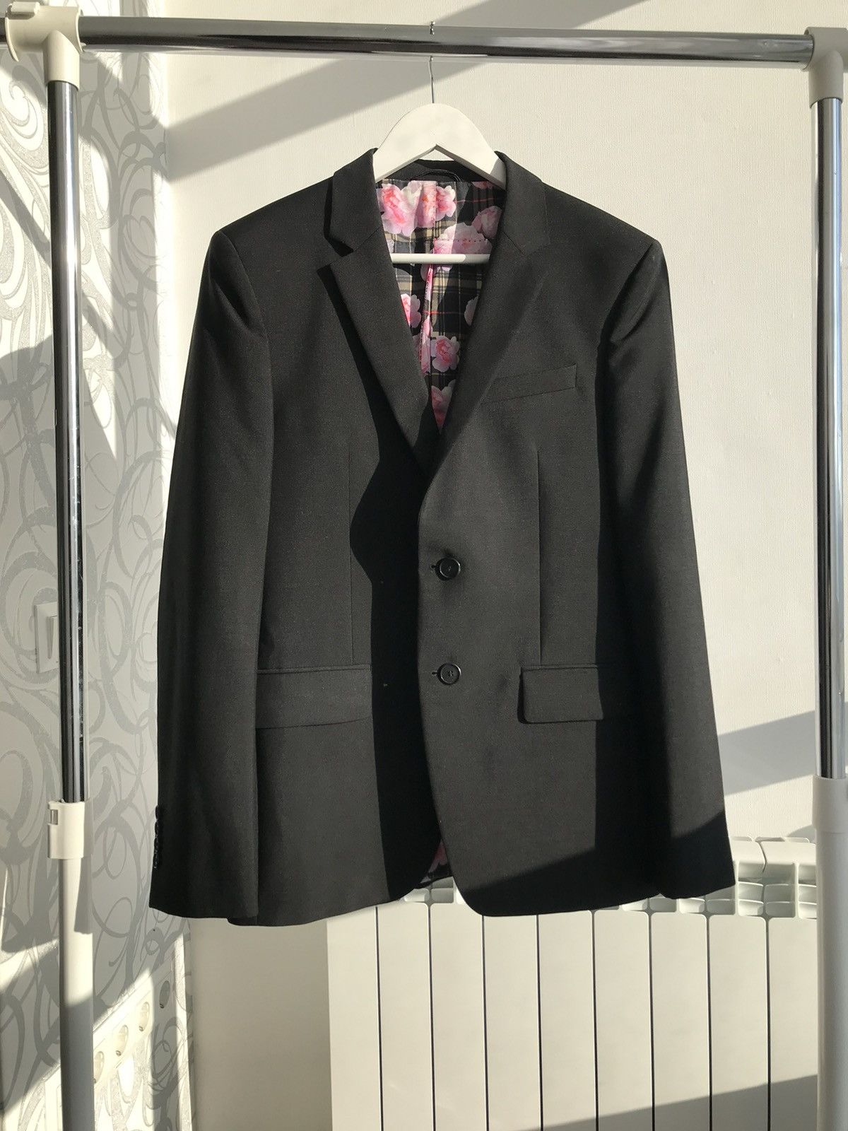 Givenchy × Riccardo Tisci Givenchy Floral Tartan-print Wool Blazer Size 50S - 1 Thumbnail
