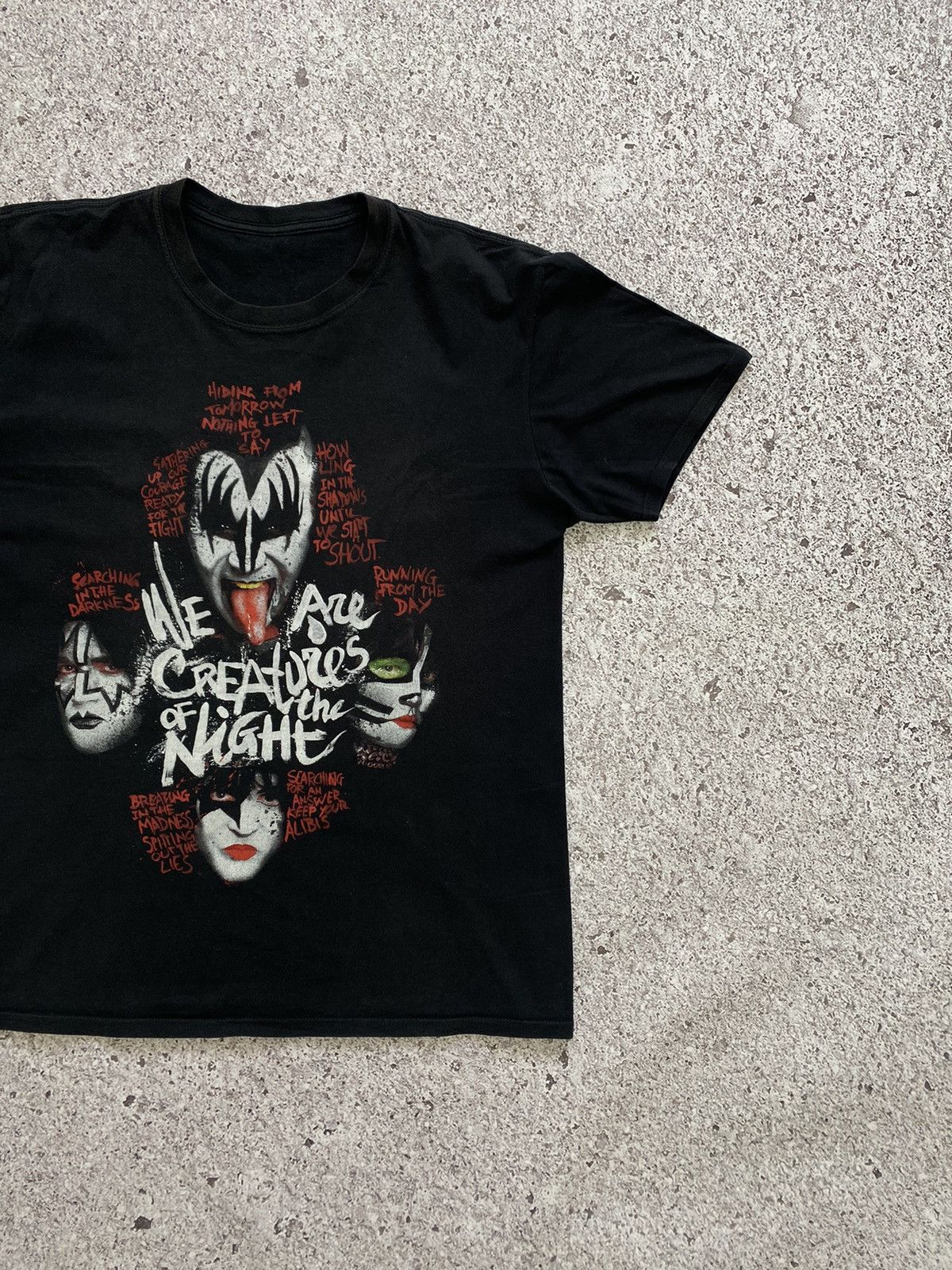 Band Tees × Vintage Vintage Kiss We Are Creatures Of The Night Rock T-shirt 2015 Size US XL / EU 56 / 4 - 3 Thumbnail