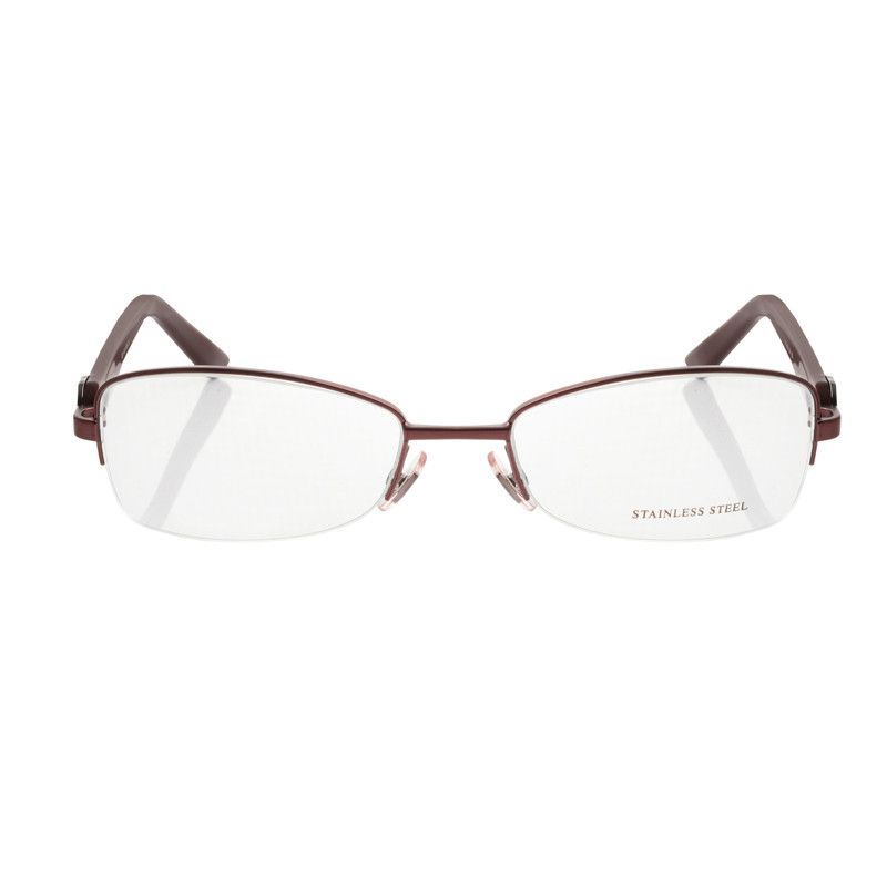 Gucci × Vintage 90's Gucci Wine Red Monogram Rectangular Frame Glasses Size ONE SIZE - 1 Thumbnail