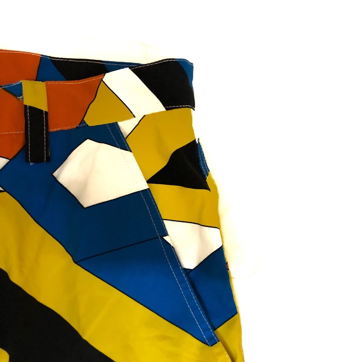 Japanese Brand ❌VINTAGE LONG PANTS COLOUR BLOCK❌ Size US 32 / EU 48 - 4 Thumbnail