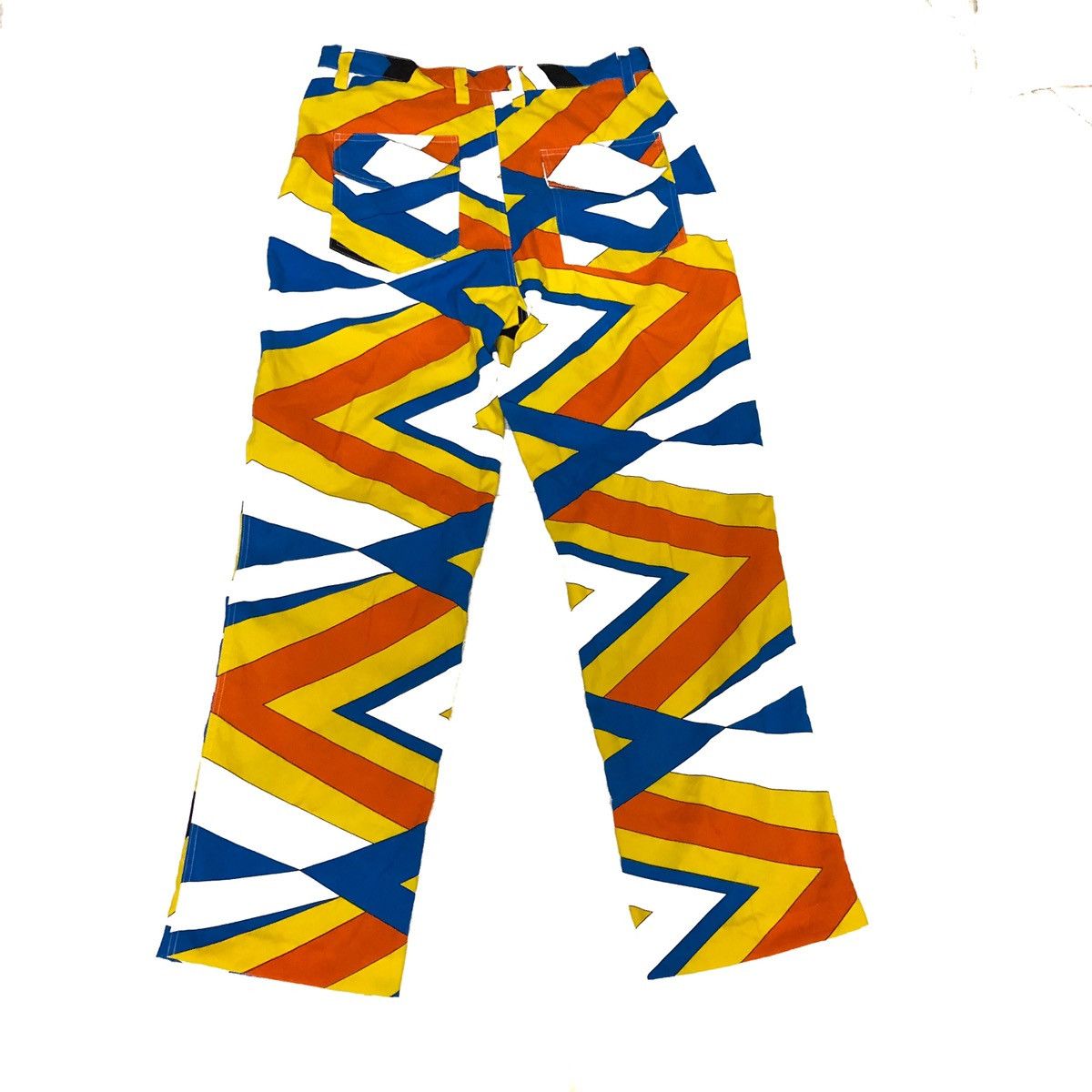 Japanese Brand ❌VINTAGE LONG PANTS COLOUR BLOCK❌ Size US 32 / EU 48 - 2 Thumbnail