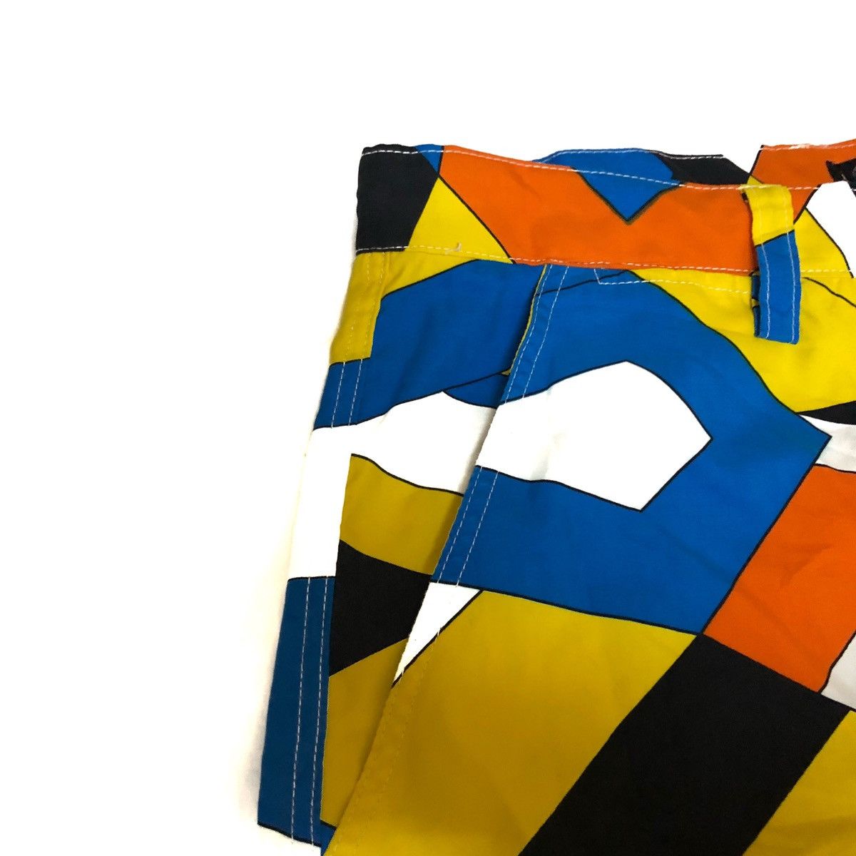 Japanese Brand ❌VINTAGE LONG PANTS COLOUR BLOCK❌ Size US 32 / EU 48 - 3 Thumbnail