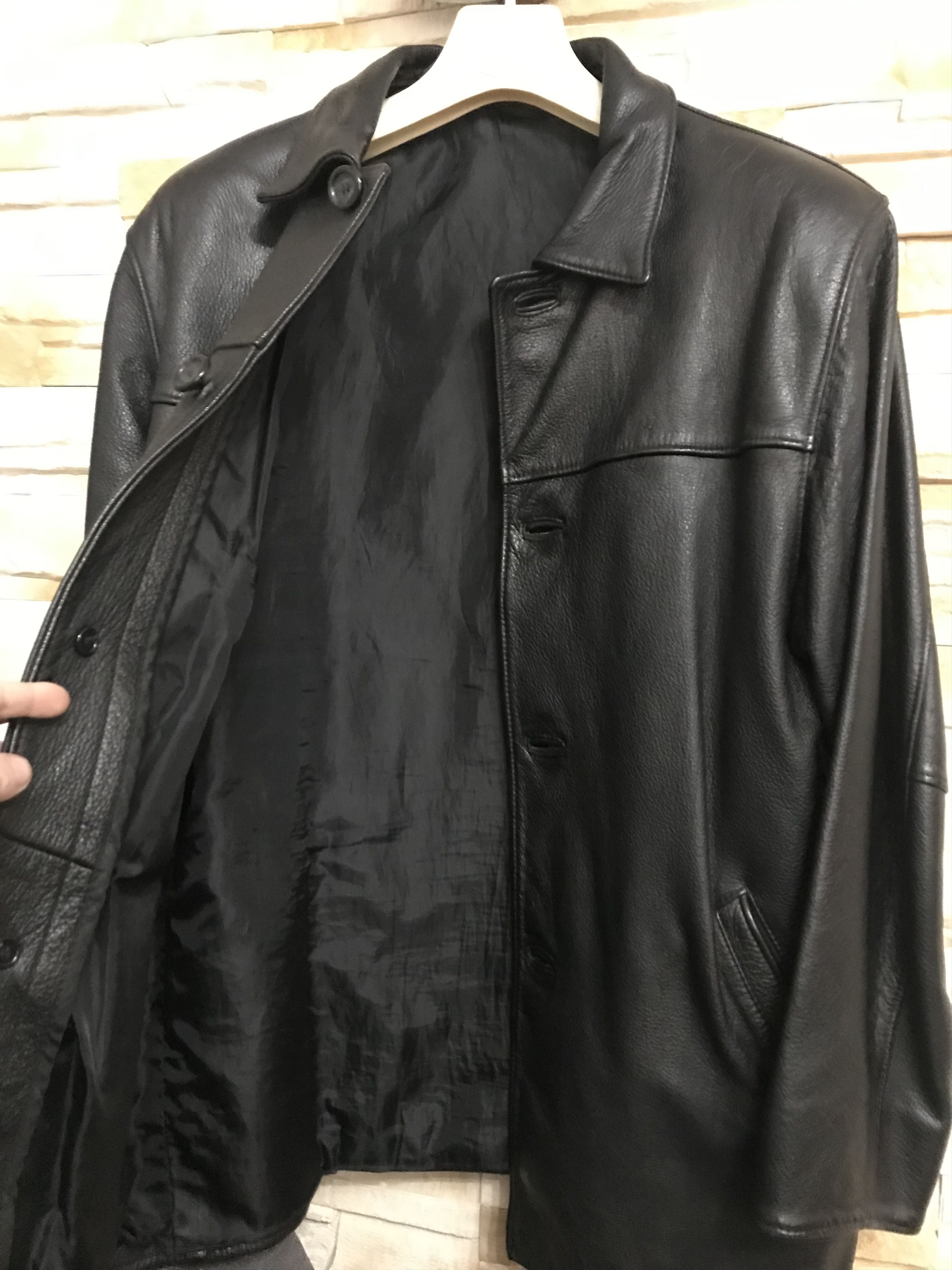 Other Custom Made Leather Jacket XL Size US XL / EU 56 / 4 - 4 Thumbnail