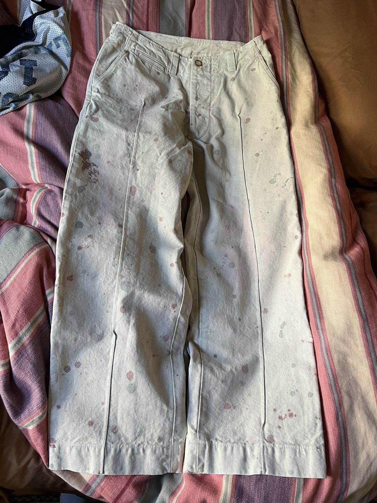 Designer CLUTCHGOLF Paint Splattered Pants -M Size US 33 - 1 Thumbnail