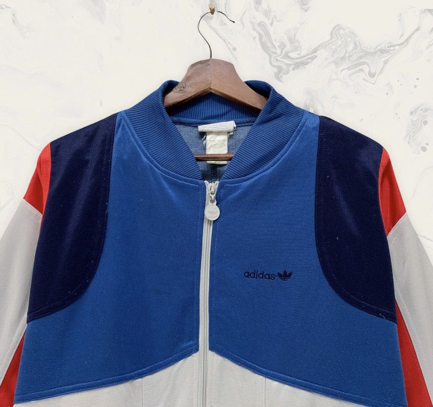 Adidas × Vintage Rare! Vintage 80s Adidas Track Top Jacket Size L / US 10 / IT 46 - 4 Thumbnail