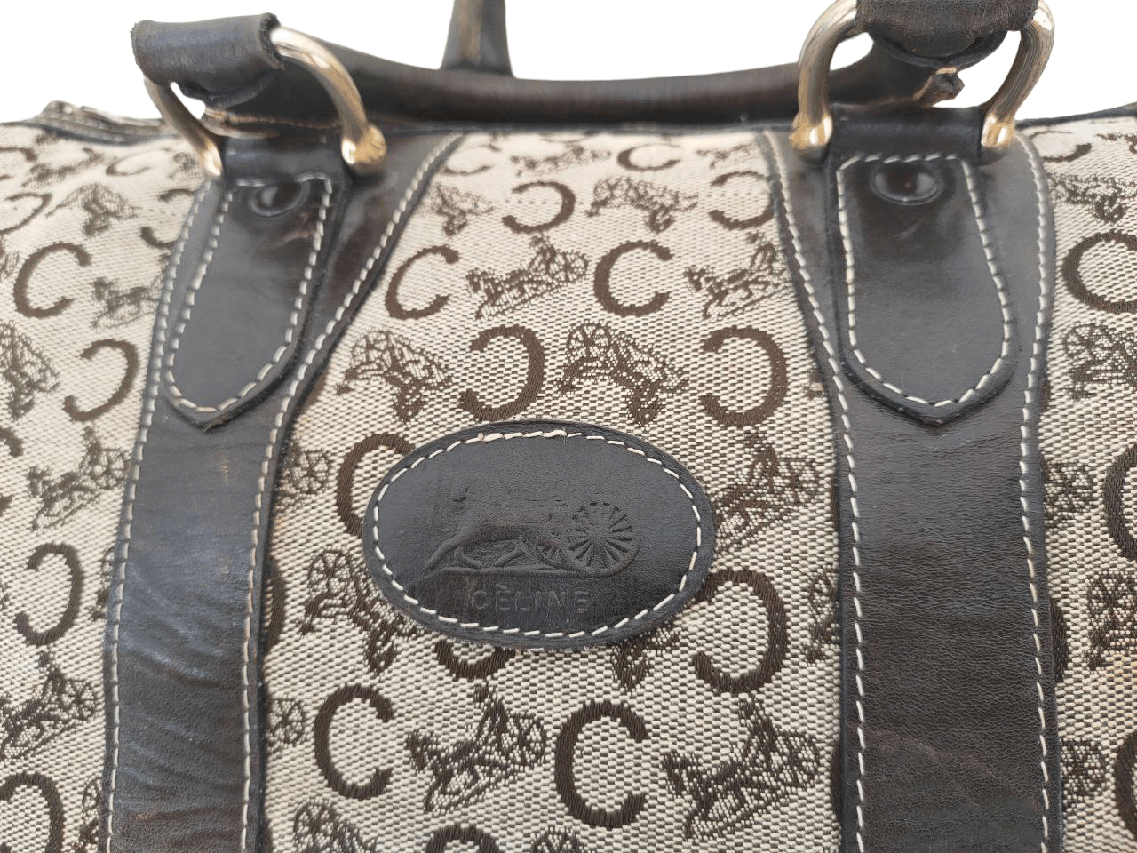 Celine Vintage Celine Monogram Bag Size ONE SIZE - 10 Thumbnail