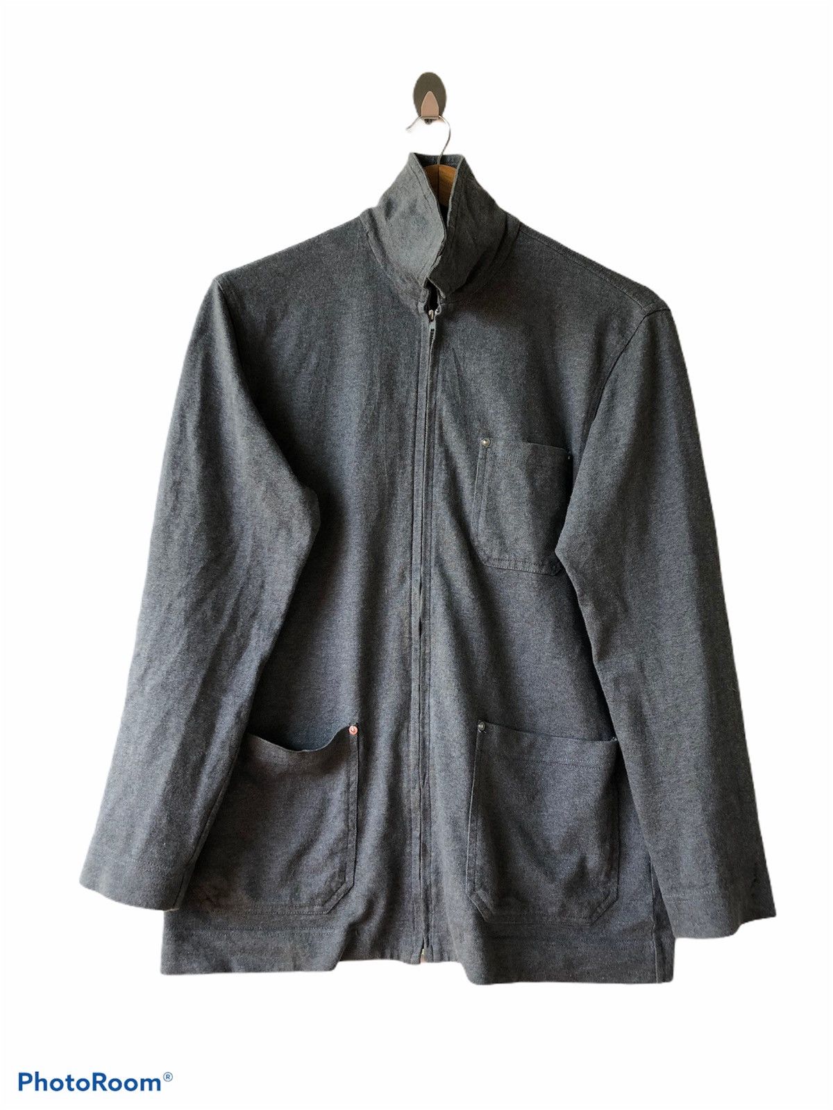 Yohji Yamamoto 🟢 Y’s Multipocket dark grey Zip Up Sweater Size US M / EU 48-50 / 2 - 1 Thumbnail