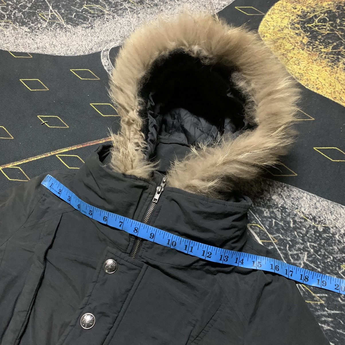 If Six Was Nine × Japanese Brand NAVANA DETACHABLE FURR HOODIE DOUBLE ZIPPER JACKET Size M / US 6-8 / IT 42-44 - 9 Thumbnail