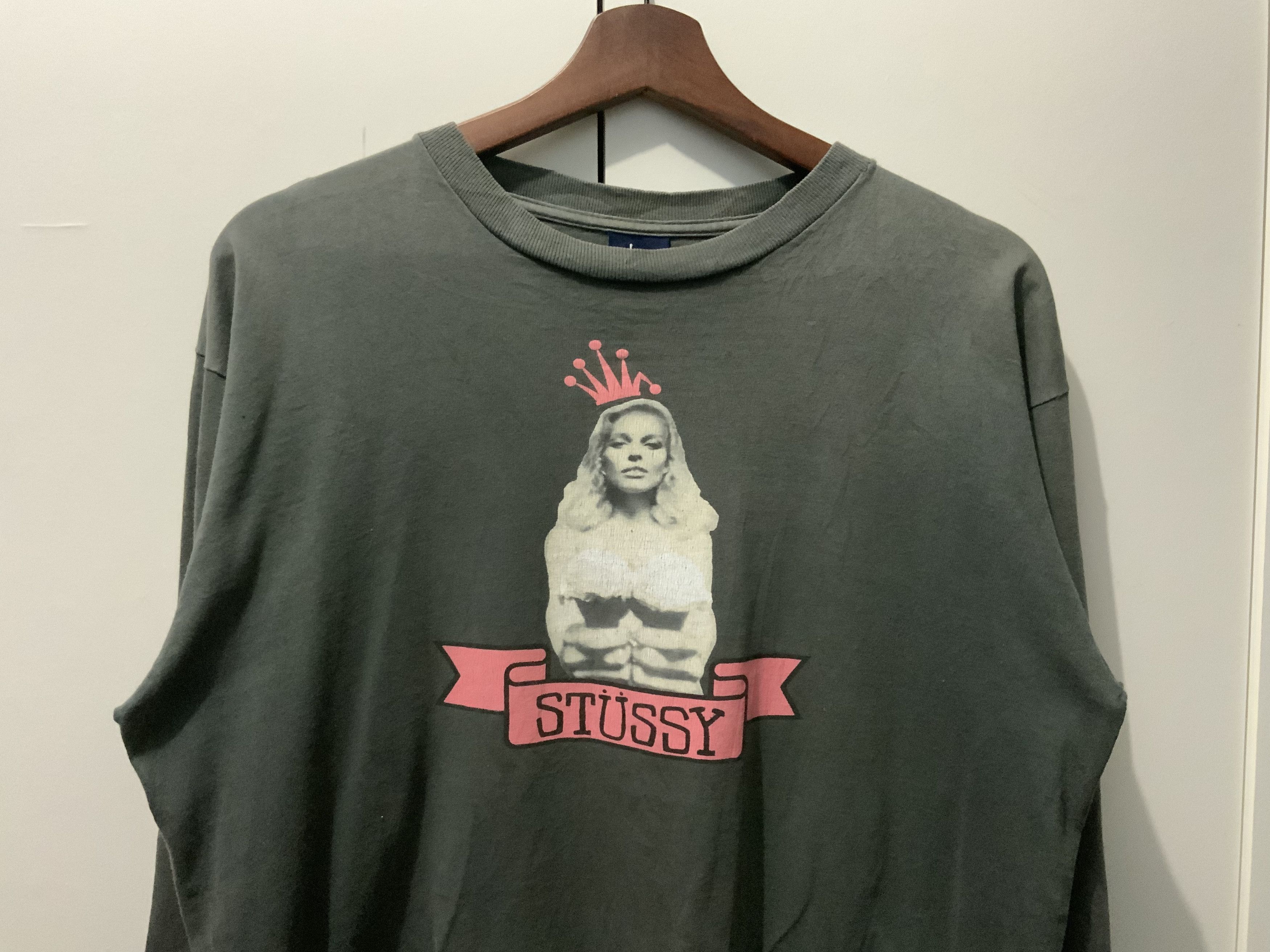 Stussy Vintage Stussy Women hold Ice cream Faded Long Sleeve Size US M / EU 48-50 / 2 - 3 Thumbnail
