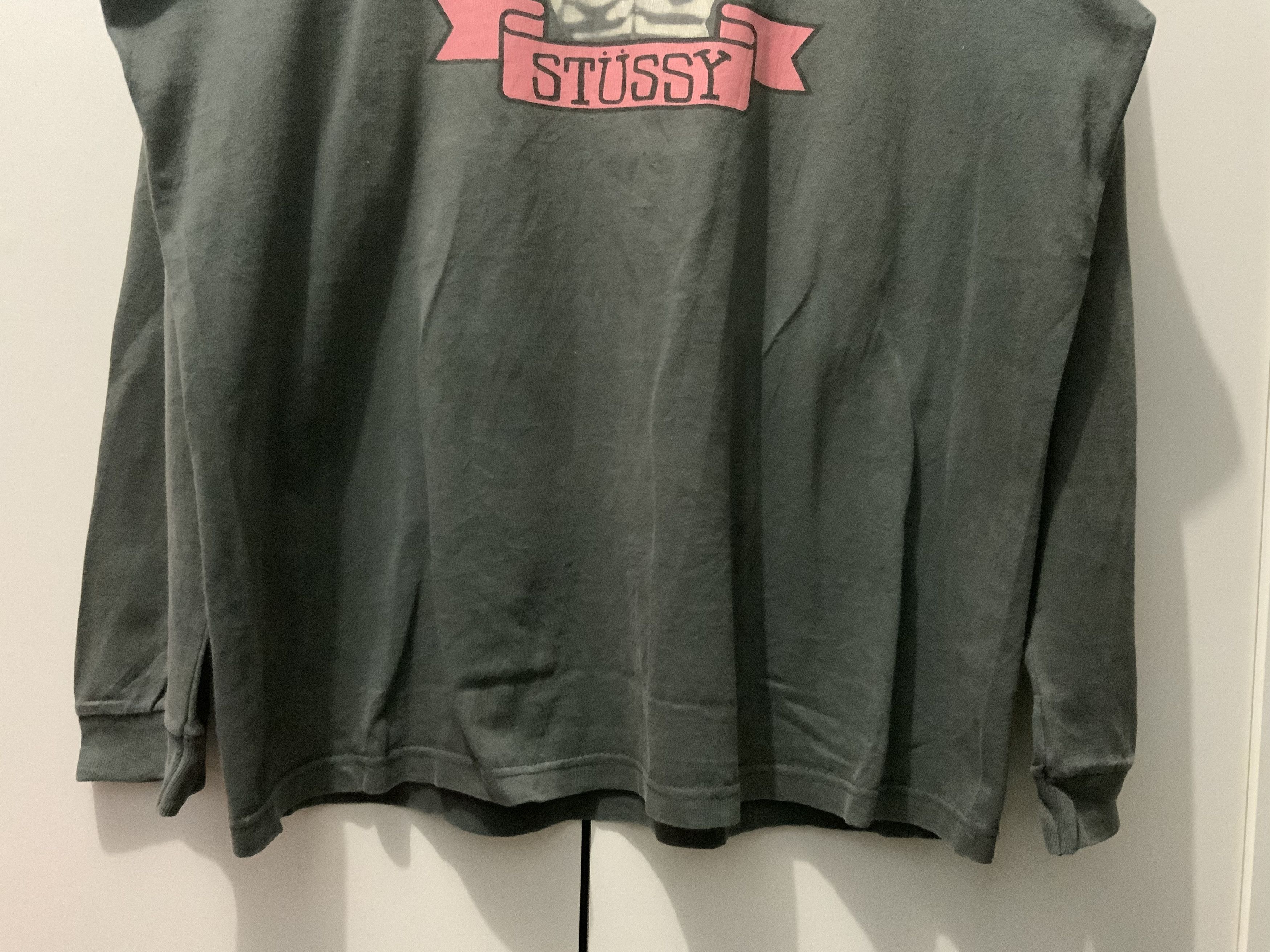 Stussy Vintage Stussy Women hold Ice cream Faded Long Sleeve Size US M / EU 48-50 / 2 - 4 Thumbnail