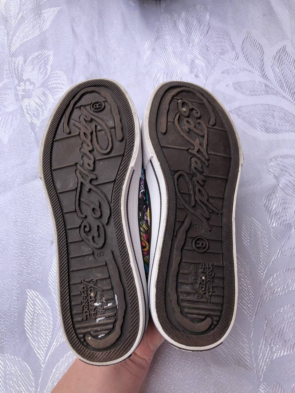 Christian Audigier Y2K vintage Ed hardy shoes sneakers avant garden Streetwear Size US 5 / EU 37 - 6 Thumbnail