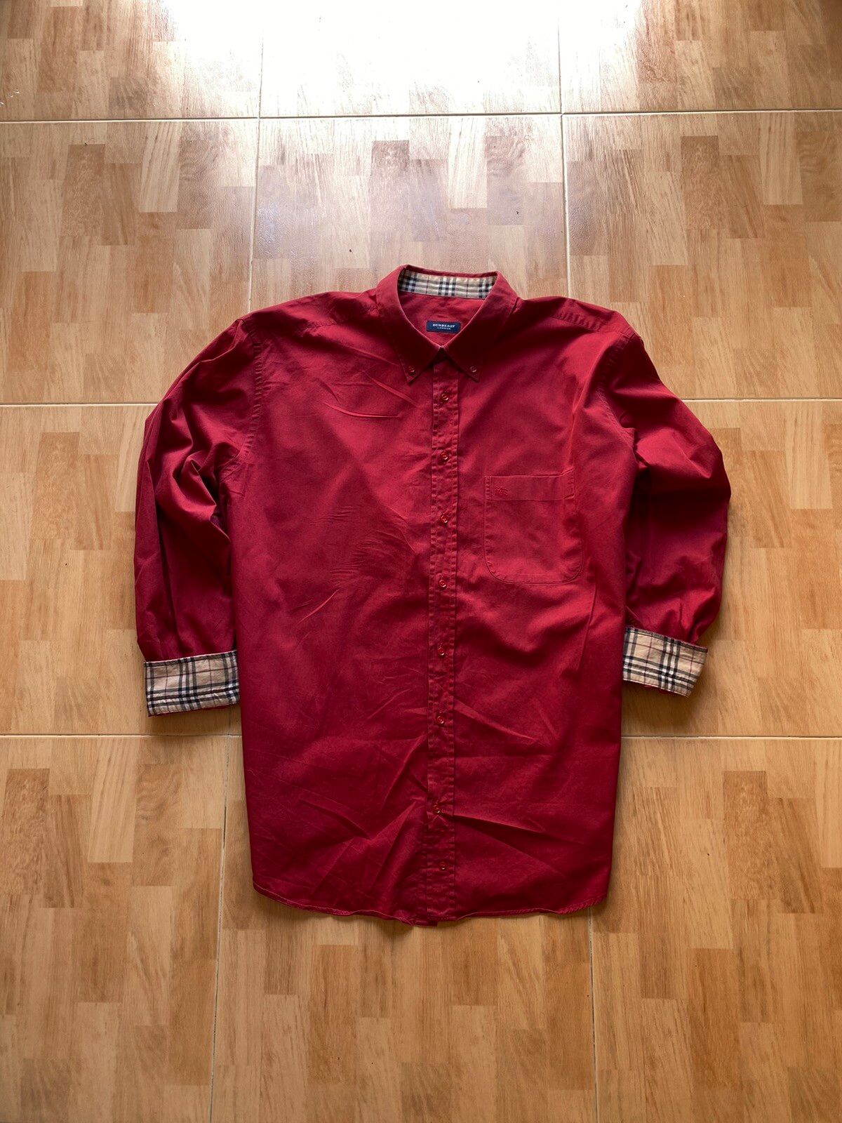 Vintage 🔥Burberry nova shirt 🔥 Size US XL / EU 56 / 4 - 1 Preview